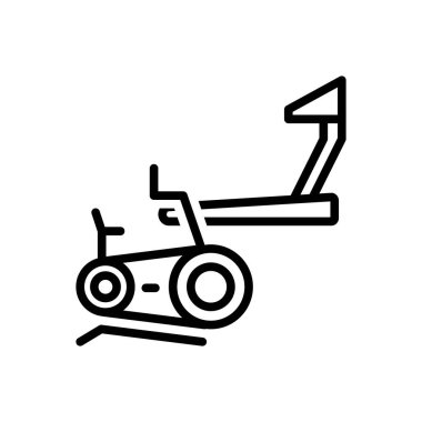 Siyah çizgi simge spor atletizm için