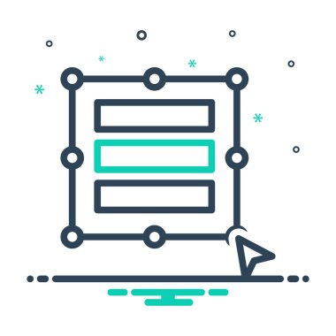  Otomatik boyut için mix renk simgesi