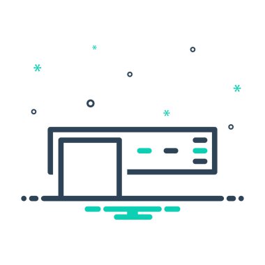  Yığılmış üstbilgileri için mix renk simgesi