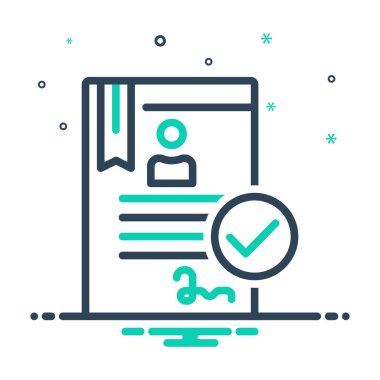 Kayıt giriş için mix renk simgesi