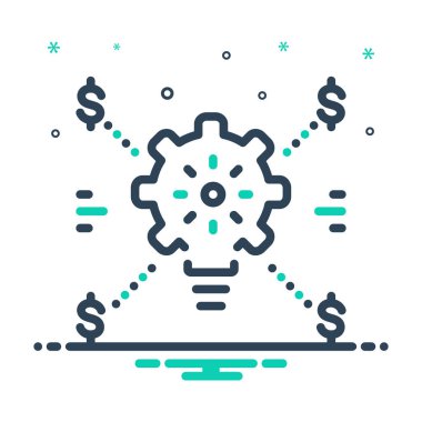 Mix renk simge etkili güçlü için