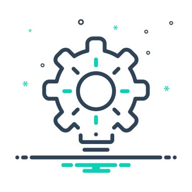 Mix renk simge proaktif yoğunlaşması