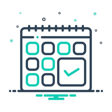 Mix renk simge bağlılık uygunluk