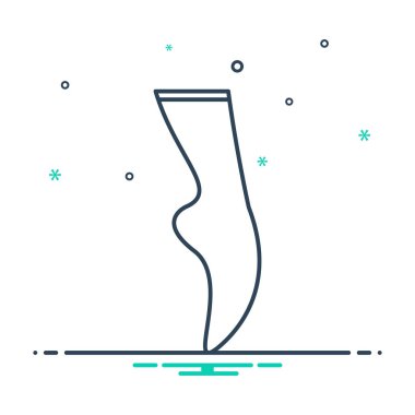 Bale dans için mix renk simgesi