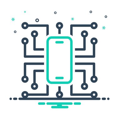 Mix renk simge dijitalleşmesi teknolojisi için