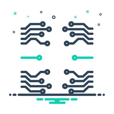 Mix renk simgesi yazılım bilgi için