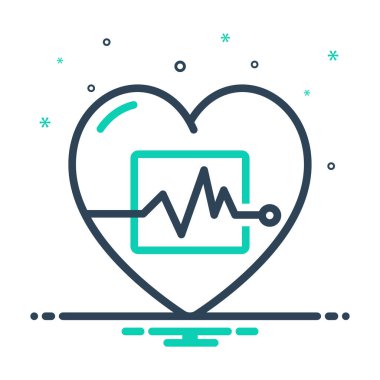 Hayat hat için mix renk simgesi