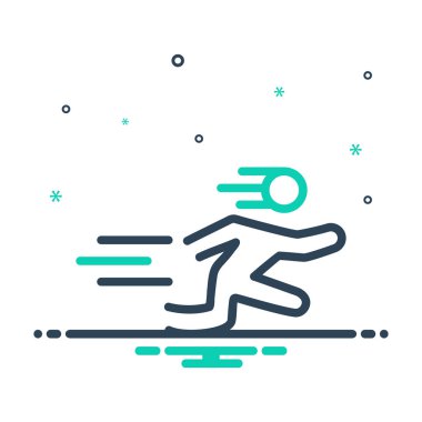 Hızlı hızlı için mix renk simgesi