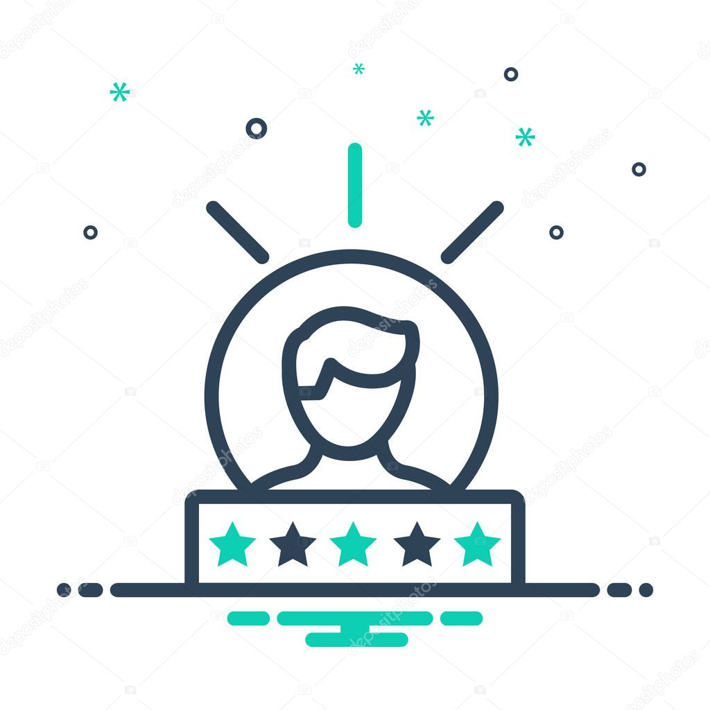 Mix color Icon for experience feedback