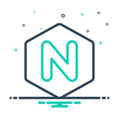 Nginx logo için mix renk simgesi