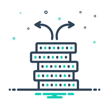 Openstack yığını için mix renk simgesi