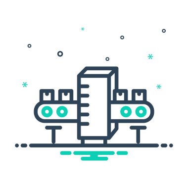 Fabrika üretim için renk simge karıştırmak