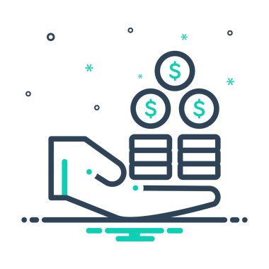 Mix renk simge kar yararı için