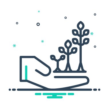 Grow skyrocket için mix renk simgesi