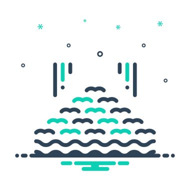 Birkaç çok için mix renk simgesi