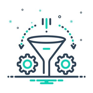 Mix renk simge arıtma arıtma