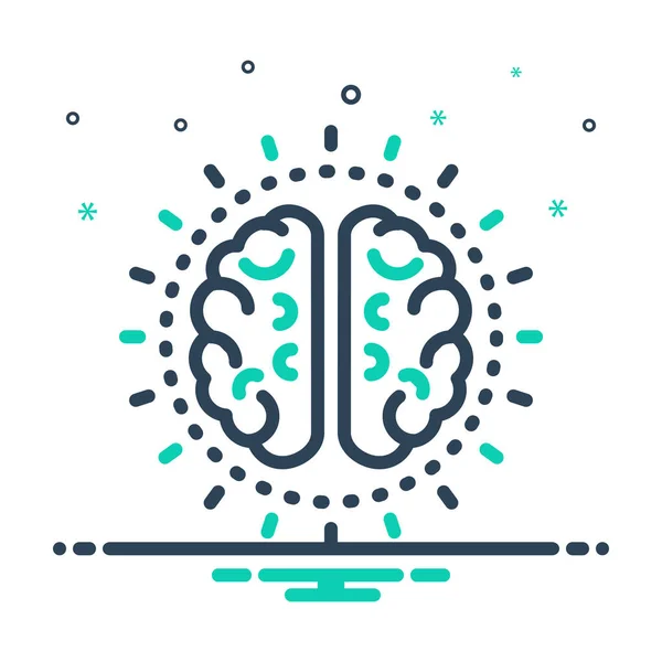 Misture Ícone Cor Para Sentido Mente —  Vetores de Stock
