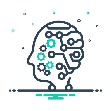 Zihin başlığın için mix renk simgesi