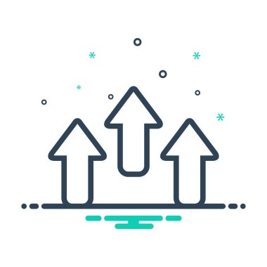 Mix renk simgesi için ok 