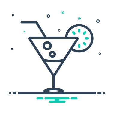 Kokteyl limon Mix renk simgesini