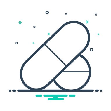 Mix renk simgesi için tıp 