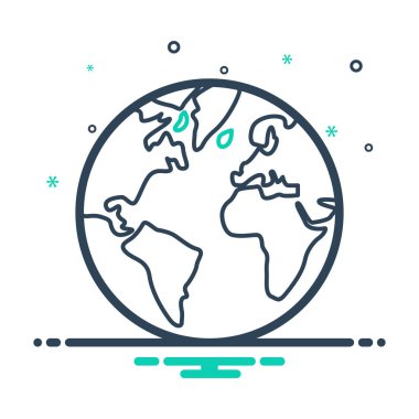 Mix renk simgesi Globe için 