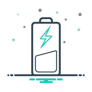 Pil için mix renk simgesi 