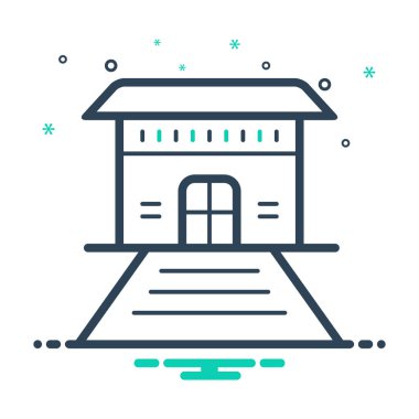 Mix renk simgesi ev için