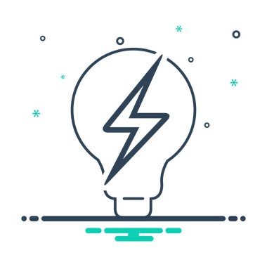 Mix renk simgesinden güç için 