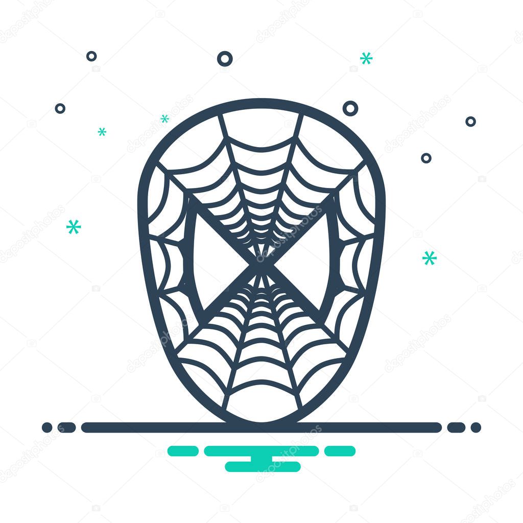 Mix color icon for Spiderman