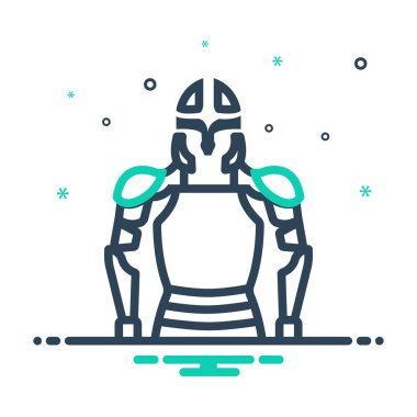 Mix renk simge zırh için 