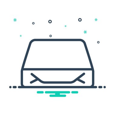 Parsel için mix renk simgesi