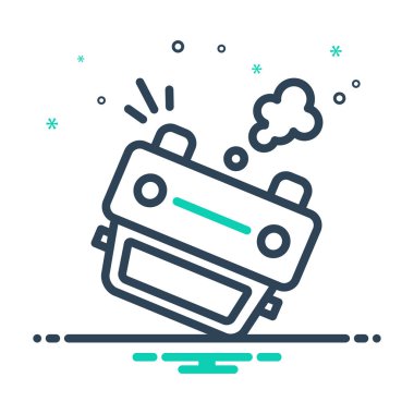 Mix renk simgesi için kaza