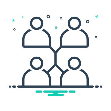  Mix renk simgesi ağ için