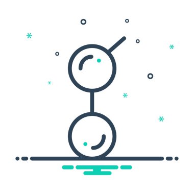  Mix renk simgesi Golem madeni para için 