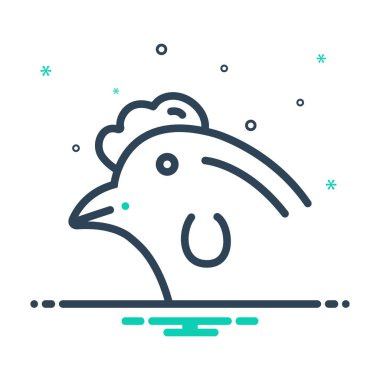  Mix renk simge vektör için 