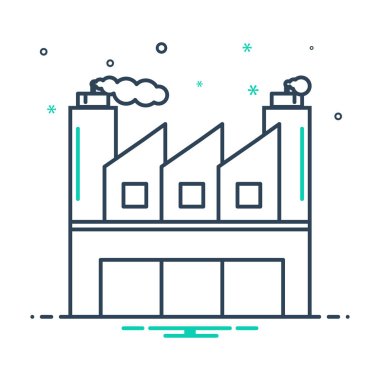  Mix renk simgesi sanayi için