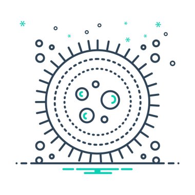  Mix renk simgesi Dna hücre için 