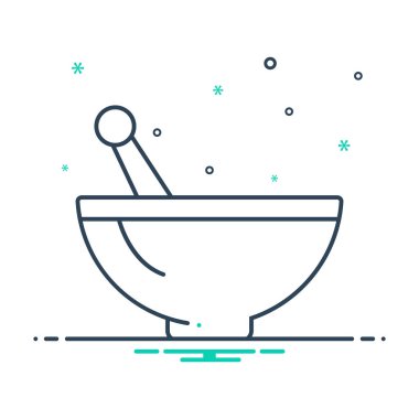 Harç için mix renk simgesi