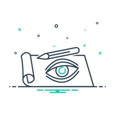 Mix renk simgesi için taslak