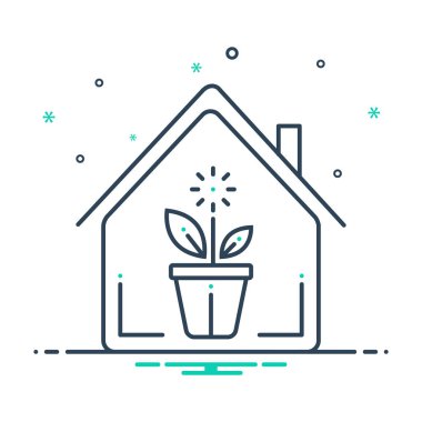 Mix renk simgesi kapalı tesisler için