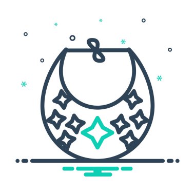 Mix renk simge Önlükler için bebek Önlükler