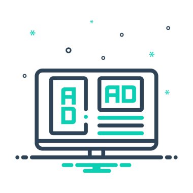 Adspace mockup için mix renk simgesi