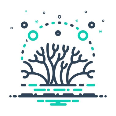 Yosun moss için mix renk simgesi 