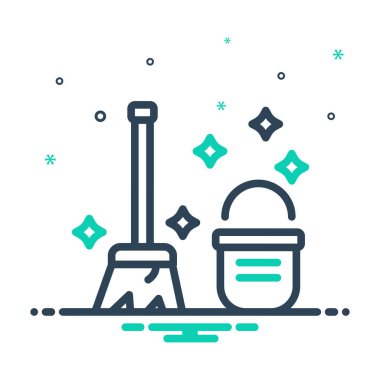 Mix renk simge temiz temiz için 