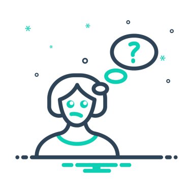 Düşünceli düşünme için simge renk karışımınızı oluşturmak