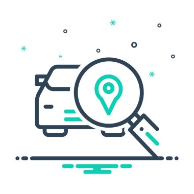 Otomatik Algıla arama için mix renk simgesi