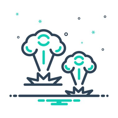 Savaş savaş için mix renk simgesi