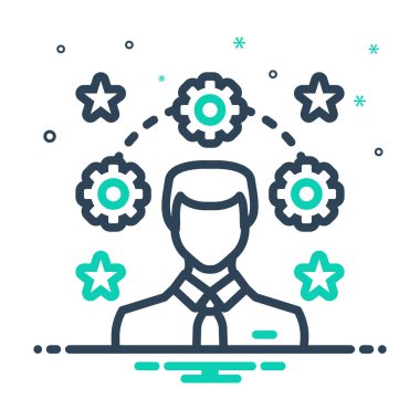 Strateji stratejiydi için mix renk simgesi