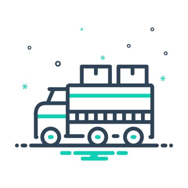 Yük ağırlığı için mix renk simgesi 